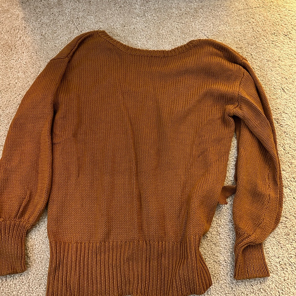 Brown sweater
